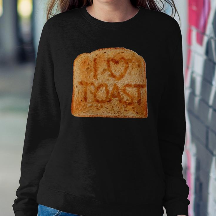 Toasted Slice Of Toast Bread Sweatshirt Gifts for Her