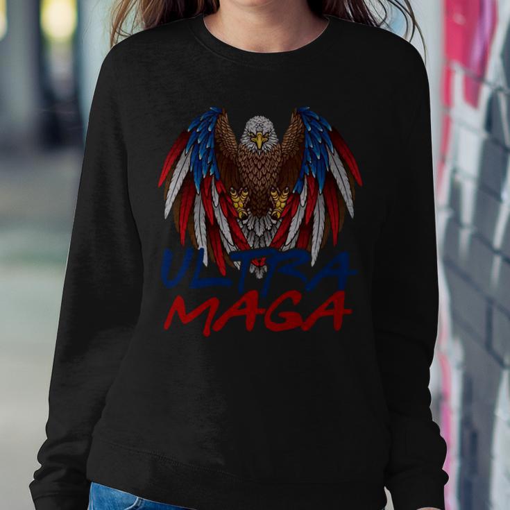 Ultra Maga Eagle Make America Great Aga Sweatshirt Gifts for Her