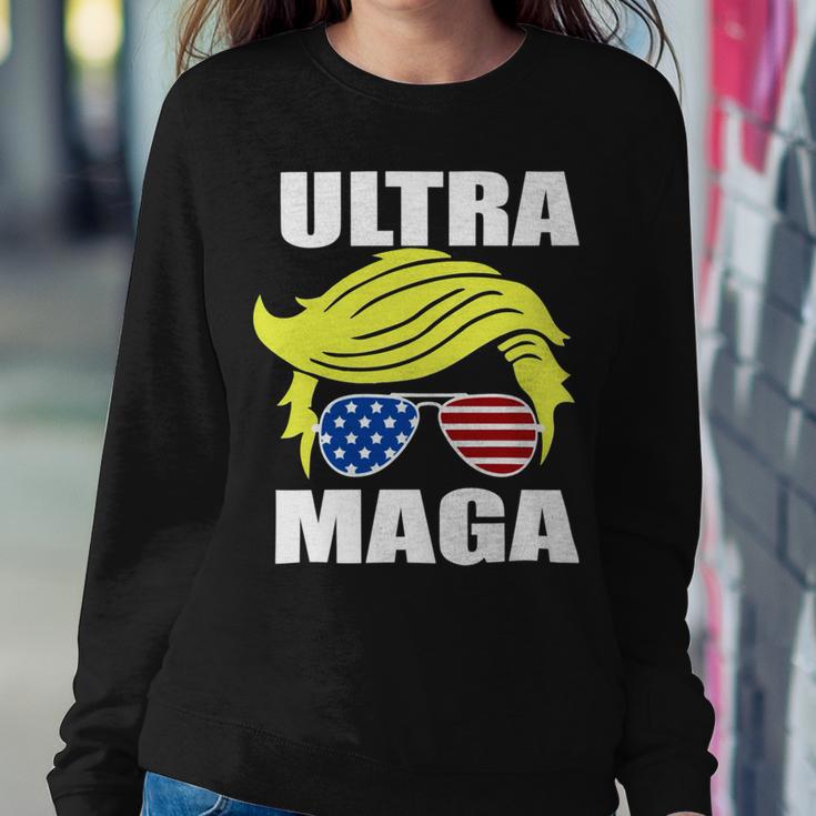 Ultra Maga Joe Biden Pro Trump Gift Sweatshirt Gifts for Her