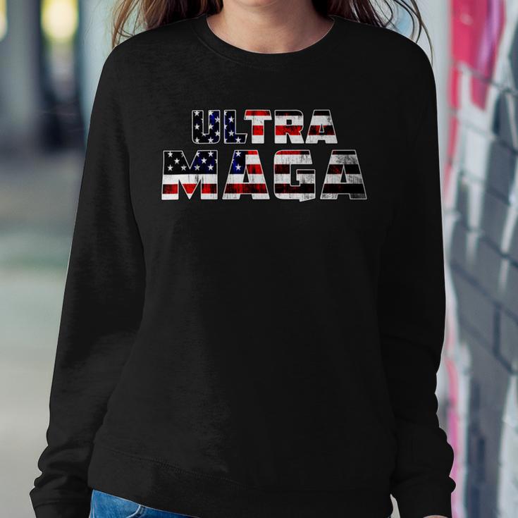 Ultra Maga King Trump Biden 2024 Great Sweatshirt Gifts for Her