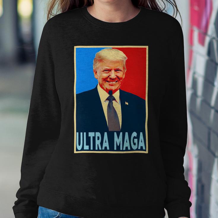 Ultra Maga President Donald Trump Gift Sweatshirt Gifts for Her