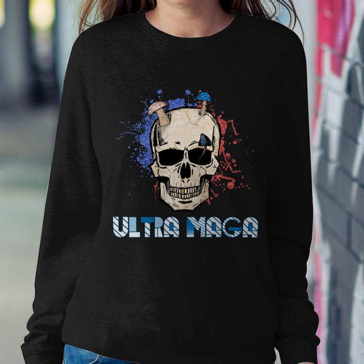 Ultra Maga Skull Make America Great Again Sweatshirt Gifts for Her