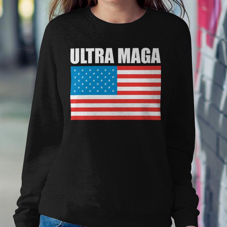 Ultra Maga Us Flag Sweatshirt Gifts for Her