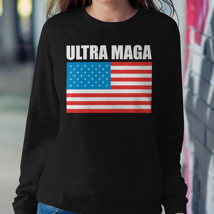 Ultra Maga Us Flag V2 Sweatshirt Gifts for Her