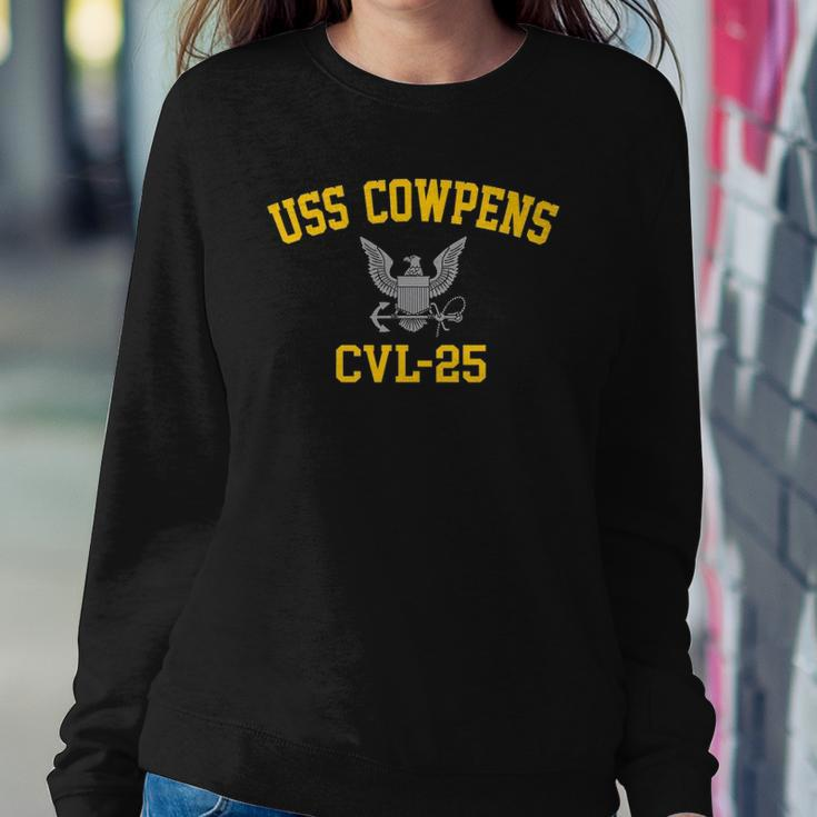 Uss Cowpens Cvl-25 Armed Forces Sweatshirt Gifts for Her