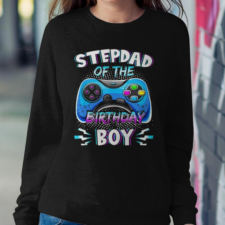 Video Game Birthday Party Stepdad Of The Bday Boy Matching Sweatshirt Gifts for Her