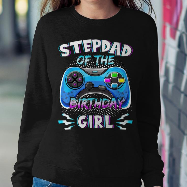 Video Game Birthday Party Stepdad Of The Bday Girl Matching Sweatshirt Gifts for Her