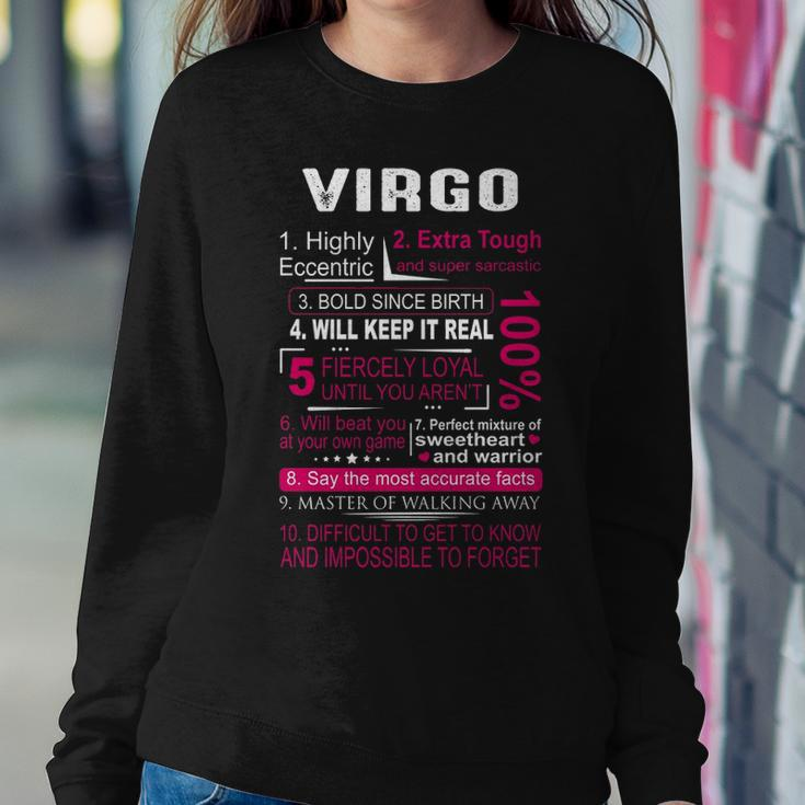 Virgo Zodiac Birthday Sweatshirt Gifts for Her