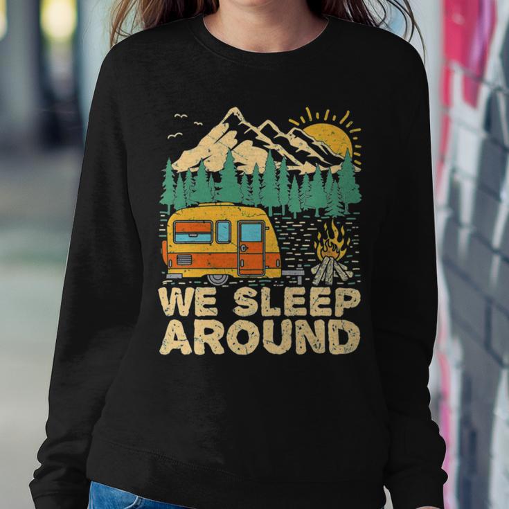 We Sleep Funny Camping Sweatshirt Gifts for Her