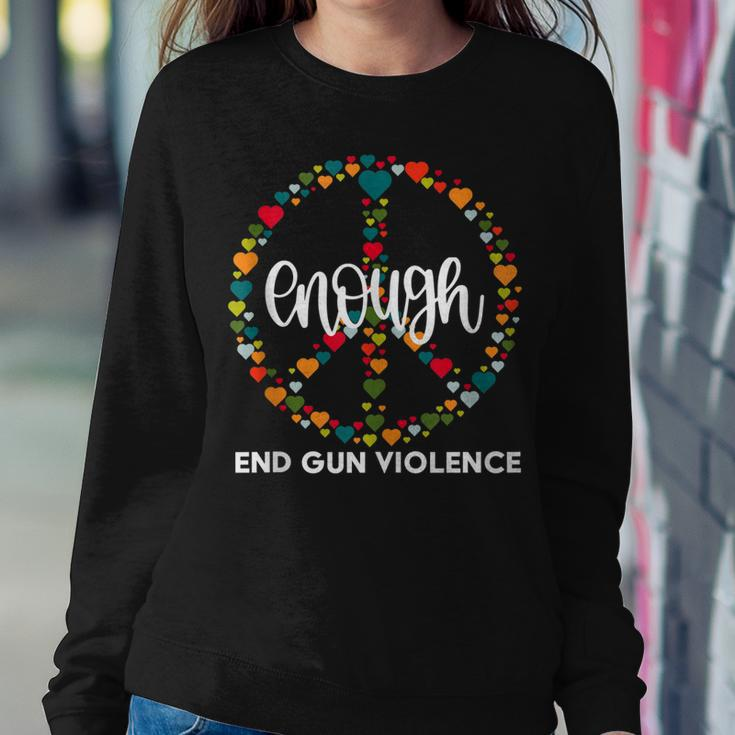 Wear Orange Peace Sign Enough End Gun Violence V2 Sweatshirt Gifts for Her