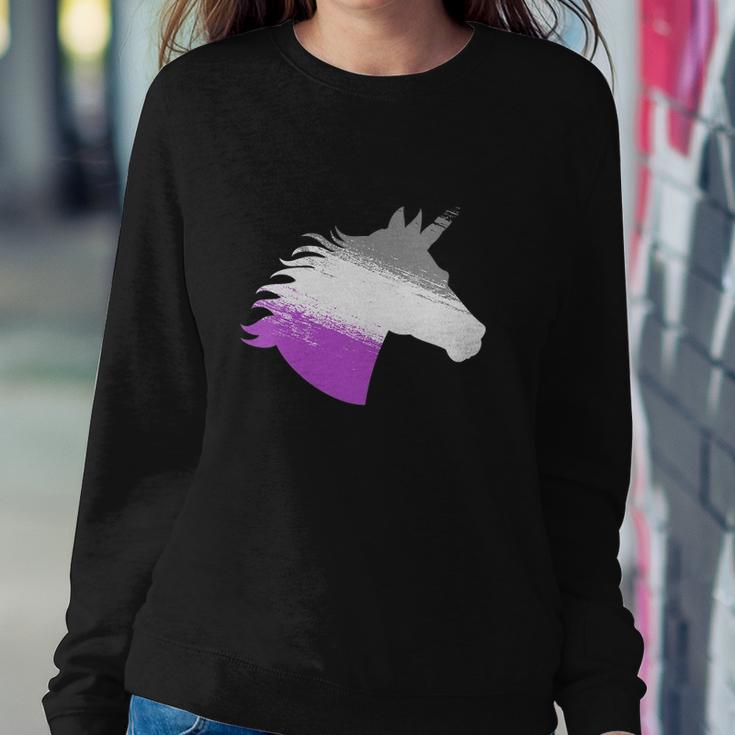 Womens Ace Asexual Unicorn Lgbt Pride Stuff March Pride Month Sweatshirt Gifts for Her