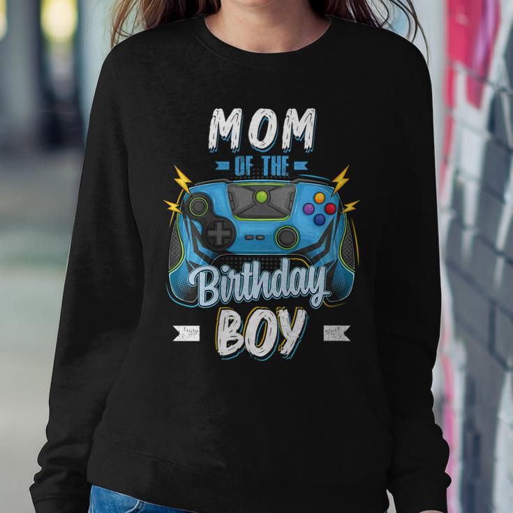 Womens Mom Of The Birthday Boy Matching Family Video Gamer Party Sweatshirt Gifts for Her