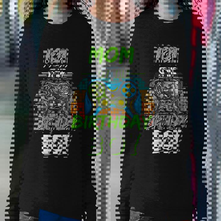 Womens Mom Of The Birthday Boy Matching Video Gamer Birthday Party Sweatshirt Gifts for Her