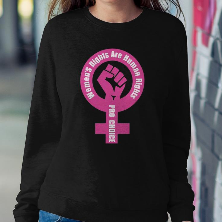 Womens Rights Are Human Rights Pro Choice Sweatshirt Gifts for Her