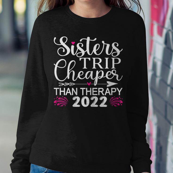 Womens Sisters Trip 2022 Weekend Vacation Lover Girls Road Trip  V2 Sweatshirt Gifts for Her