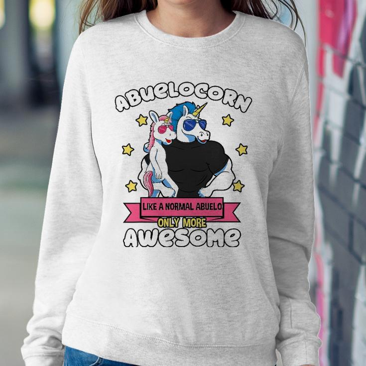 Abuelocorn 1 Kid Fathers Day Abuelo Unicorn Granddaughter Sweatshirt Gifts for Her