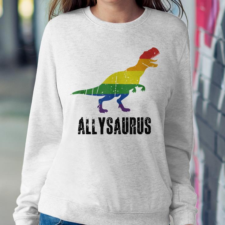Allysaurus Ally Pride Gay Pride Lgbt Allysaurus Sweatshirt Gifts for Her