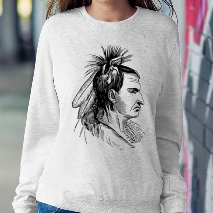 American Native Indian Graphics Sweatshirt Gifts for Her