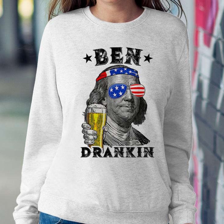 Ben Drankin Benjamin Funny Drink Beer 4Th Of July Sweatshirt Gifts for Her