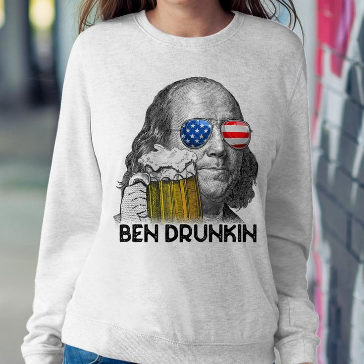 Ben Drankin Drunking Funny 4Th Of July Beer Men Woman V3 Sweatshirt Gifts for Her