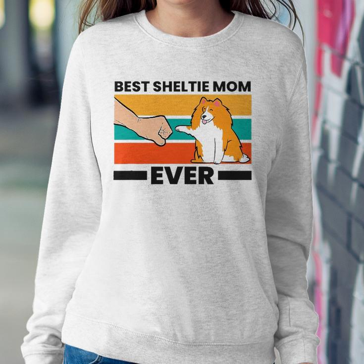 Best Sheltie Mom Ever Sheepdog Mama Shetland Sheepdogs Sweatshirt Gifts for Her