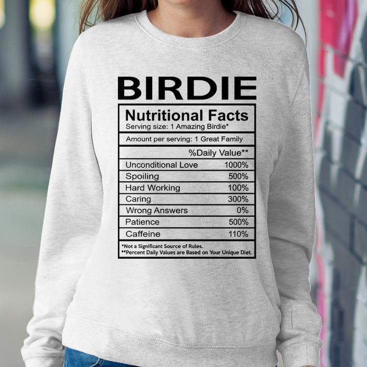 Birdie Grandma Gift Birdie Nutritional Facts Sweatshirt Gifts for Her