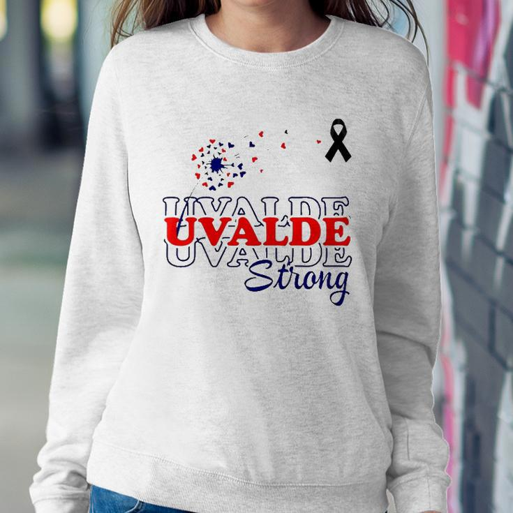 Dandelion Uvalde Strong Texas Strong Pray Protect Kids Not Guns Sweatshirt Gifts for Her
