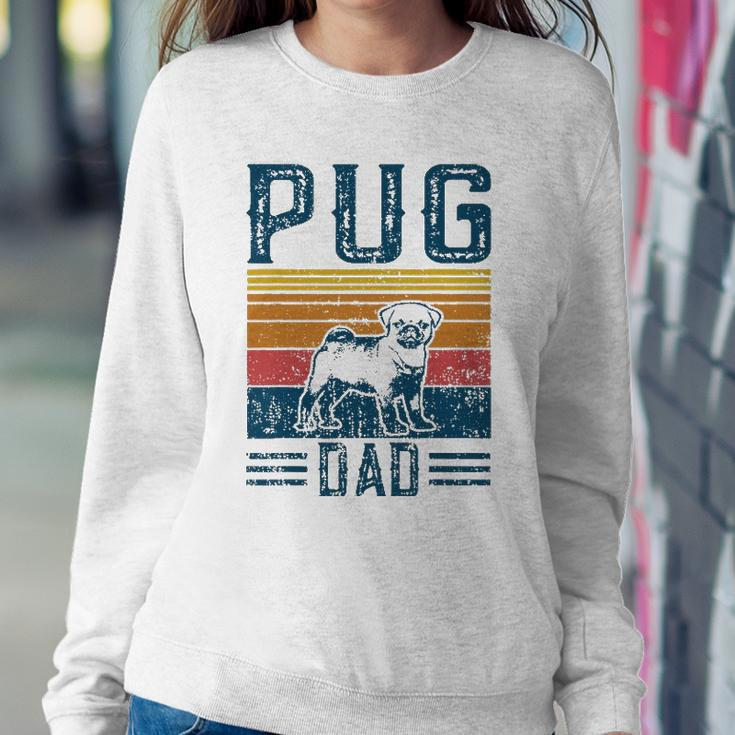 Dog Pug Papa - Vintage Pug Dad Sweatshirt Gifts for Her