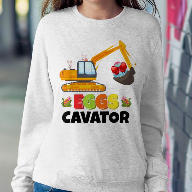 Excavator Shirts For Toddler Boys Girls Easter Eggs Cavator Sweatshirt Gifts for Her