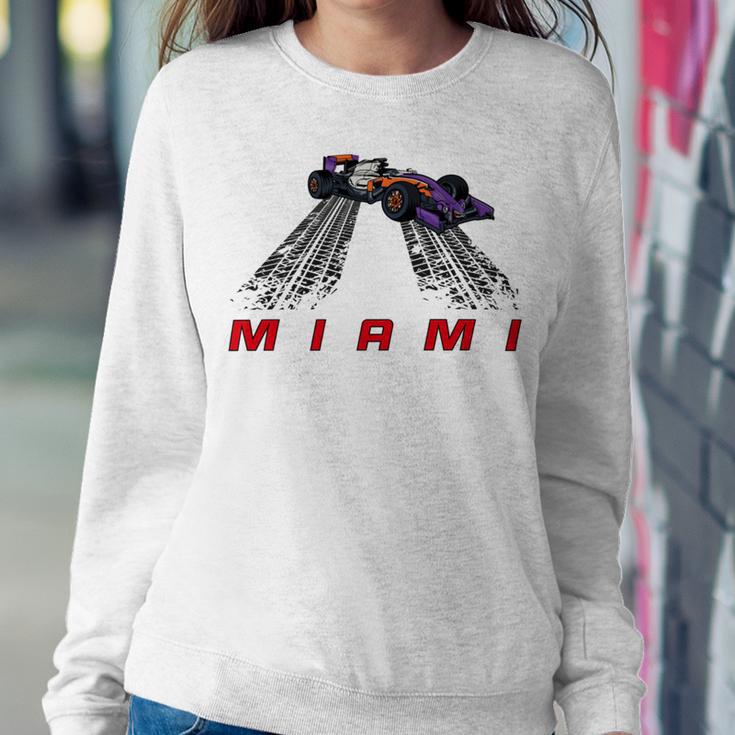 F 1 Miami Gp Aqua Sweatshirt Gifts for Her