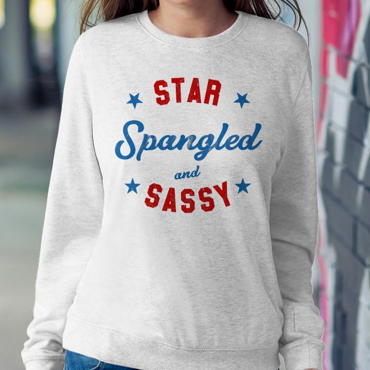 Fourth Of July Star Spangled Sassy Cute 741 Shirt Sweatshirt Gifts for Her