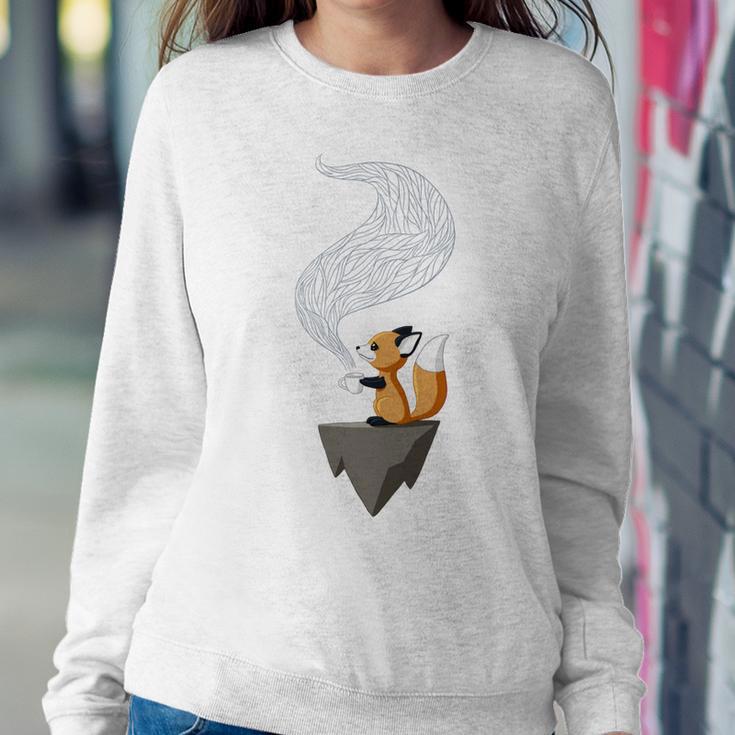 Fox Tea Sweatshirt Gifts for Her