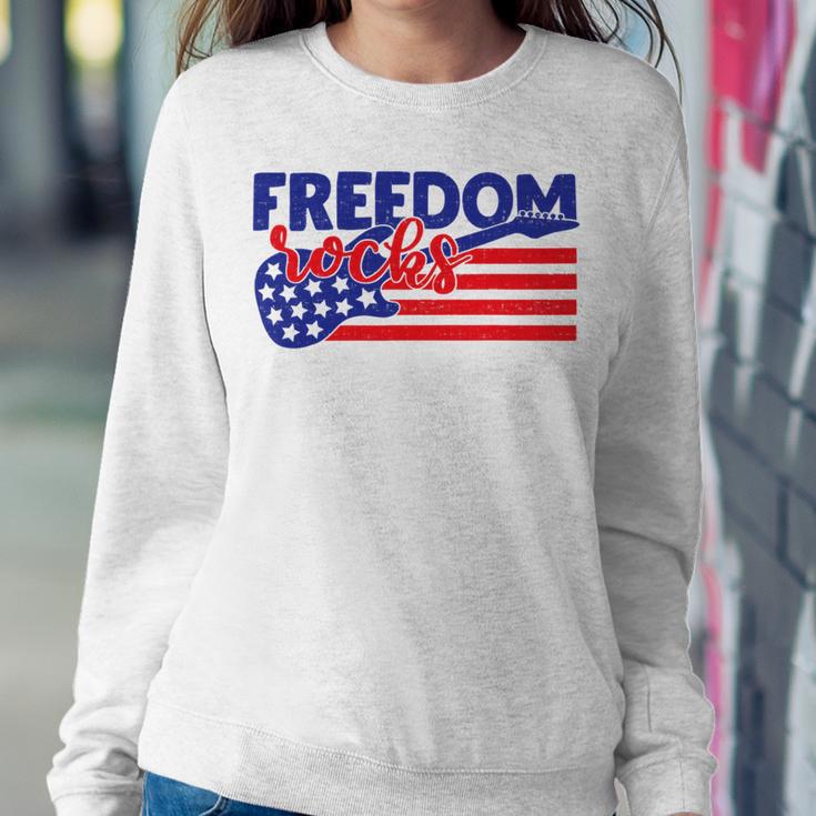 Freedom Rocks Musician Guitarist 721 Shirt Sweatshirt Gifts for Her