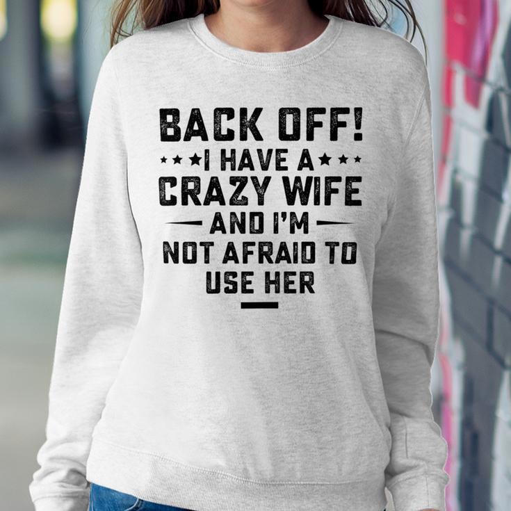 Funny Husband Gifts From Wife Crazy Wife Marriage Humor Sweatshirt Gifts for Her