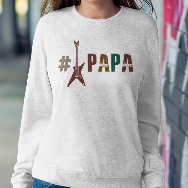 Guitar Papa Sweatshirt Gifts for Her