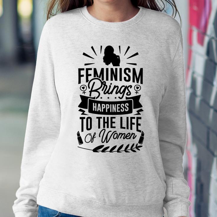 Happy Feminist Sweatshirt Gifts for Her