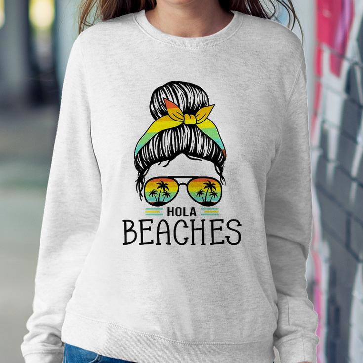 Hola Beaches Funny Beach Vacation Summer For Women Men Sweatshirt Gifts for Her