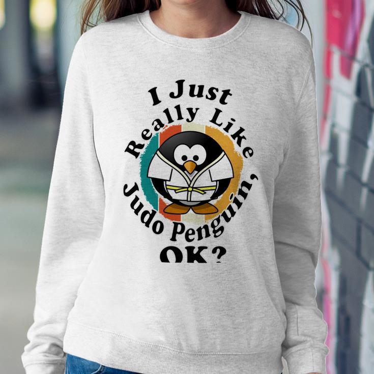 I Really Like Judo Penguin Ok Sweatshirt Gifts for Her