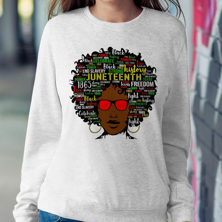 Juneteenth Black Woman Tshirt Sweatshirt Gifts for Her