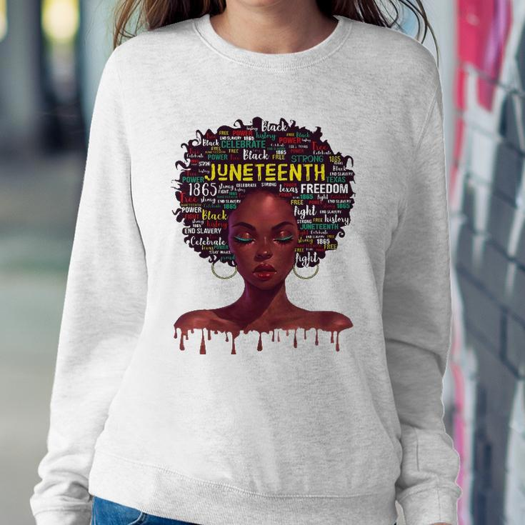 Juneteenth S For Women Afro Beautiful Black Pride 2022 African American Sweatshirt Gifts for Her