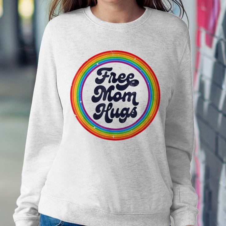 Lgbtq Free Mom Hugs Gay Pride Lgbt Ally Rainbow Lgbt Sweatshirt Gifts for Her