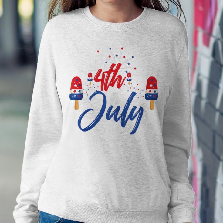 Memorial Day 4Th Of July Holiday Patriotic Ice Cream V2 Sweatshirt Gifts for Her