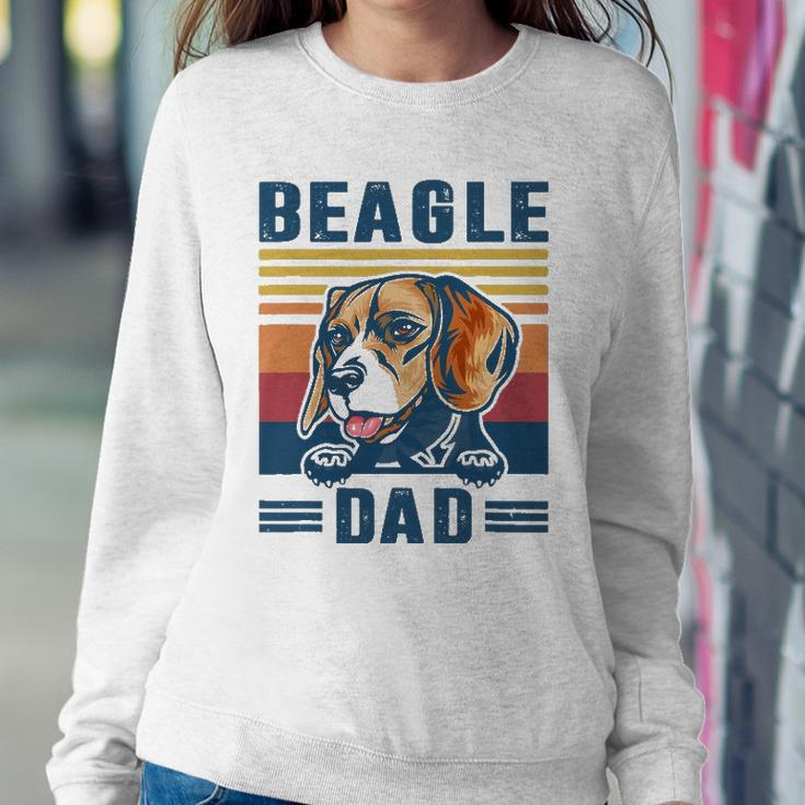Mens Beagle Dad Father Retro Beagle Gifts Dog Dad Sweatshirt Gifts for Her