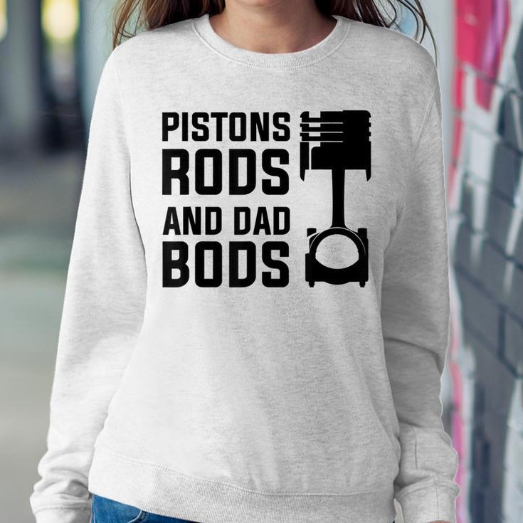 Mens Pistons Rods And Dad Bods Sweatshirt Gifts for Her