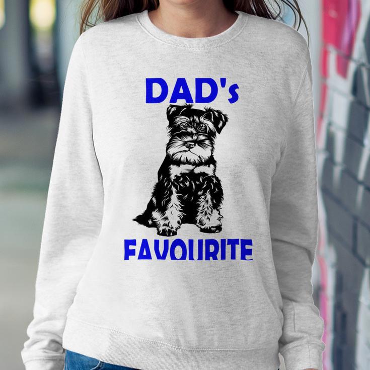 Miniature Schnauzer At Home Dads Favourite Multi Tasking Dog Sweatshirt Gifts for Her