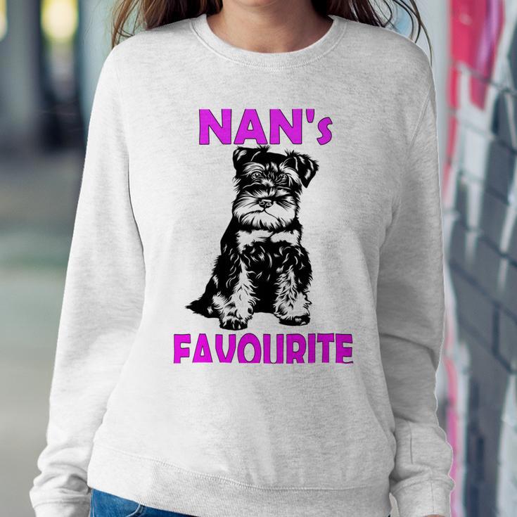 Miniature Schnauzer At Home Nans Favourite Multi Tasking Dog Sweatshirt Gifts for Her