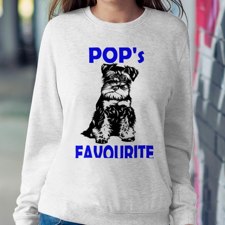 Miniature Schnauzer At Home Pops Favourite Multi Tasking Dog Sweatshirt Gifts for Her