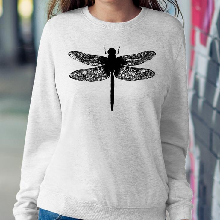 Minimalist Silhouette Insect Dragonfly Dragon Fly Sweatshirt Gifts for Her