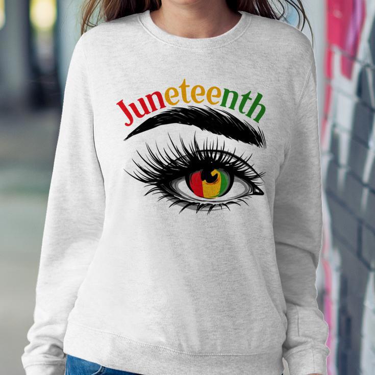 Official 4 Juneteenth - African American Women Black History Pride Sweatshirt Gifts for Her