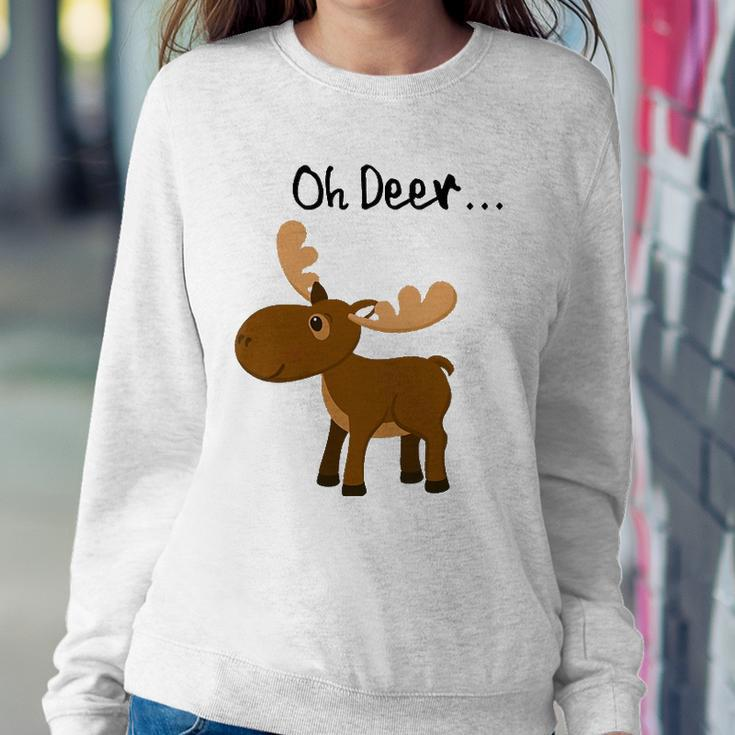 Oh Deer Cute Deer Save Wildlife Sweatshirt Gifts for Her